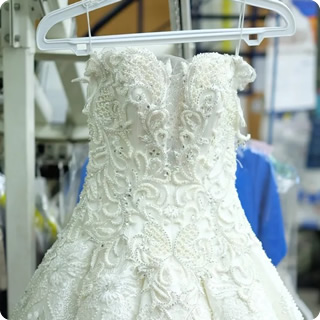 Wedding Dress dry cleaning 